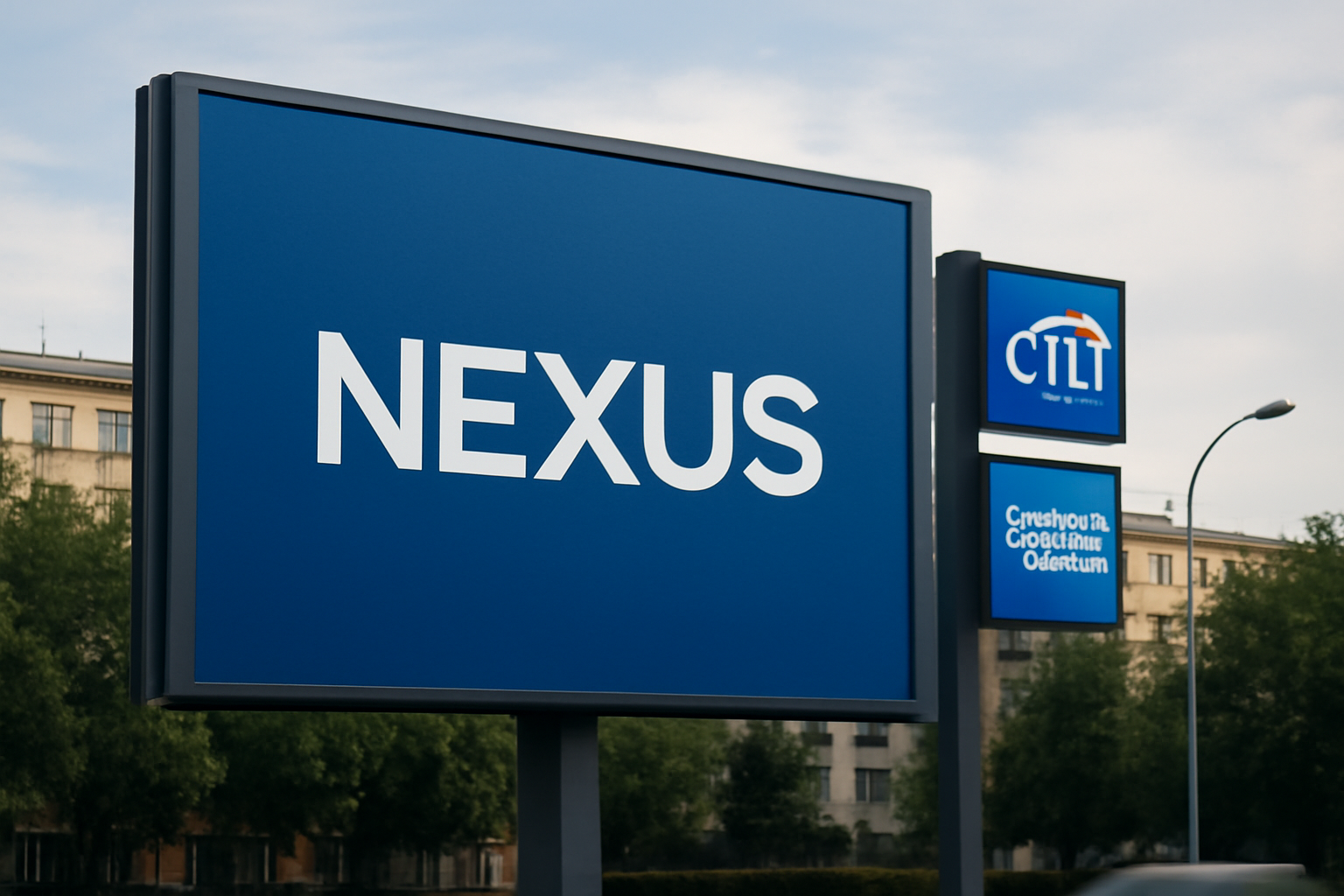 رنگ آبی در تبلیغات بیلبوردی