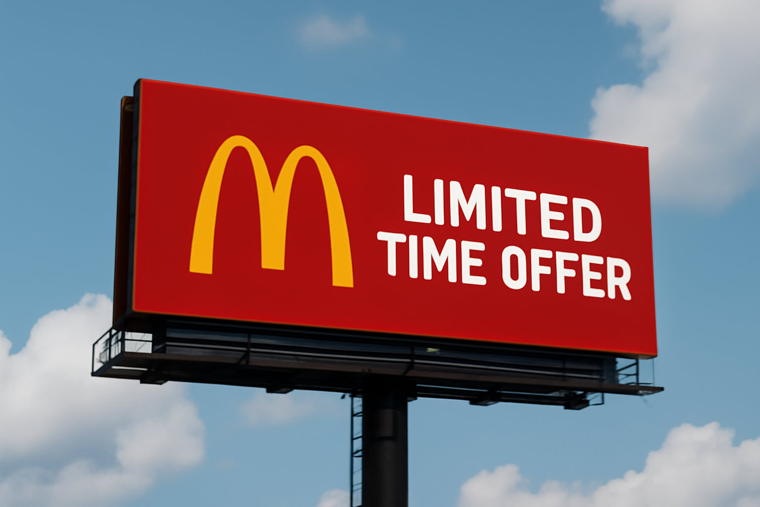 رنگ قرمز در تبلیغات بیلبوردی 